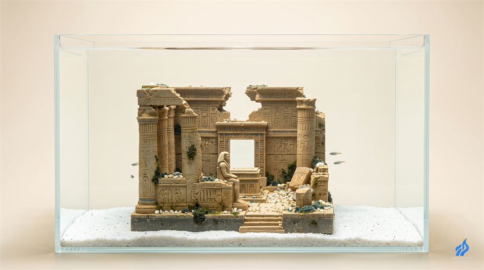 3D Printed Sunken Pantheon Portal Aquarium Archway