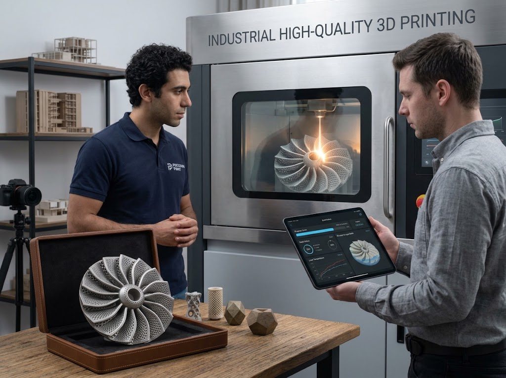 Step 5: High-resolution SLA and FDM 3D printing