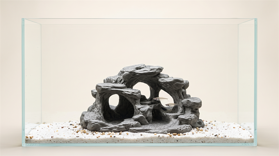 3D printed Grotto Hideaway large centerpiece cave for plecos