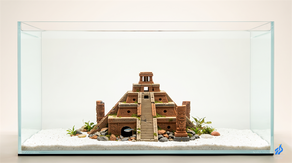 3D printed Submerged Crypt Chamber aquarium cave