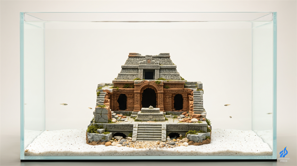 3D printed Mythic Oracle Sanctuary aquascape decoration